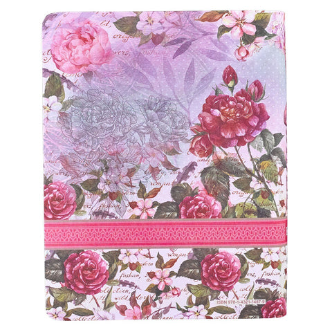 Silky Floral Printed KJV My Creative Bible