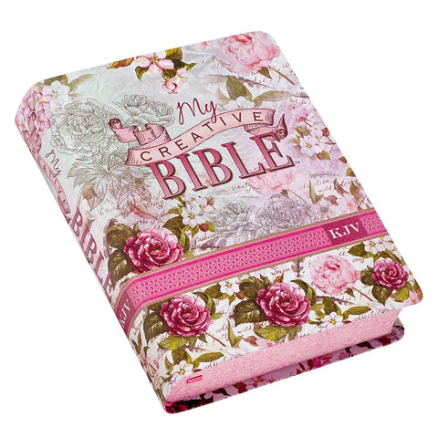 Silky Floral Printed KJV My Creative Bible