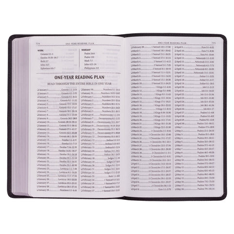 Black Faux Leather King James Version Gift Edition Bible