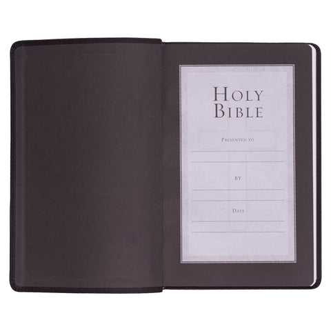 Black Faux Leather King James Version Gift Edition Bible