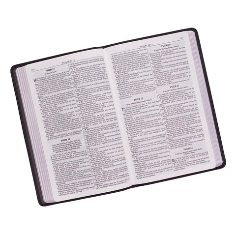 Black Faux Leather King James Version Gift Edition Bible