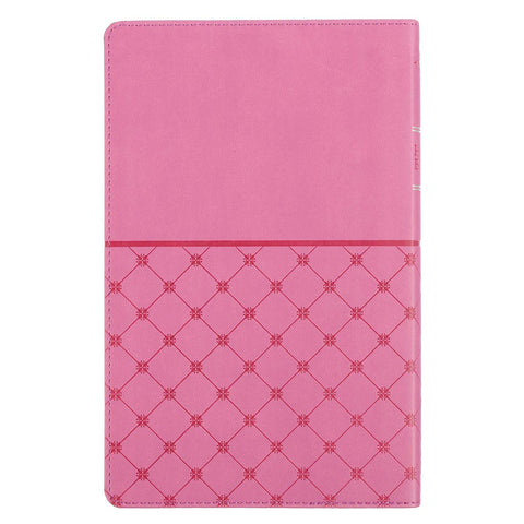 Pink Faux Leather King James Version Gift Edition Bible