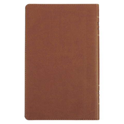Saddle Tan Faux Leather Gift Edition King James Version Bible