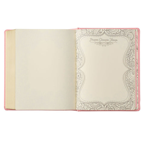 Pink Hardcover Faux Leather KJV My Promise Bible