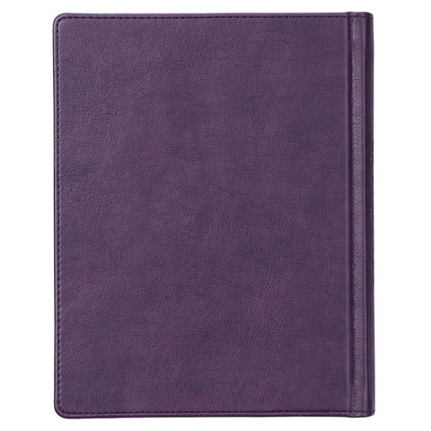 Purple Faux Leather Hardcover KJV My Creative Bible