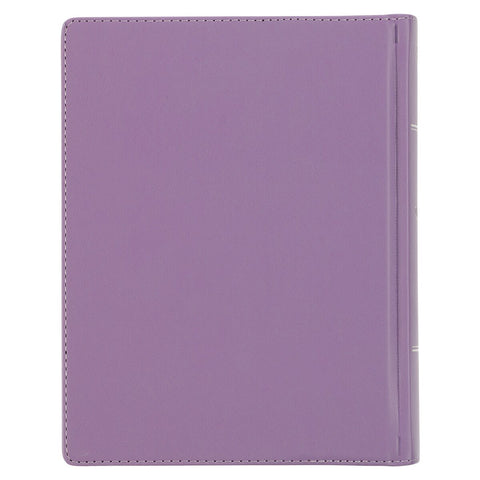 Purple Floral Faux Leather Hardcover Note-taking Bible