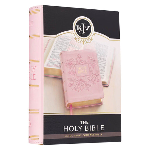 Ballet Pink Large Print Compact King James Version Bible