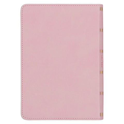 Ballet Pink Large Print Compact King James Version Bible