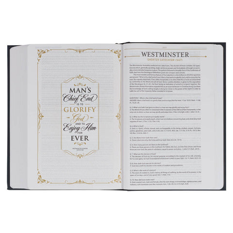 Black Hardcover Large Print King James Version Study Bible