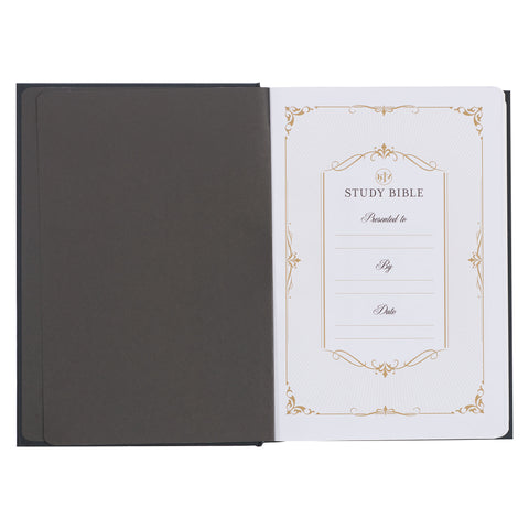 Black Hardcover King James Version Study Bible