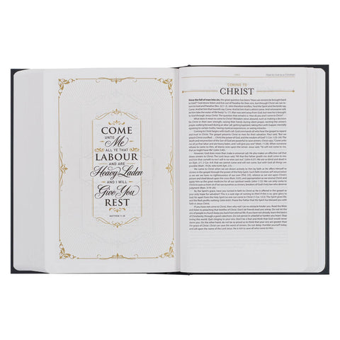 Black Hardcover King James Version Study Bible