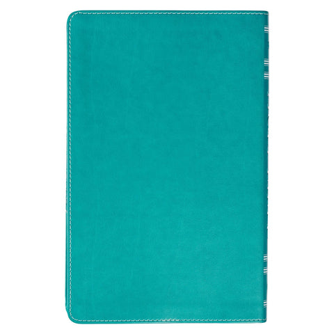 Teal Butterfly Faux Leather King James Version Gift Edition Bible
