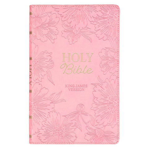 Blossom Pink Faux Leather Gift Edition King James Version Bible