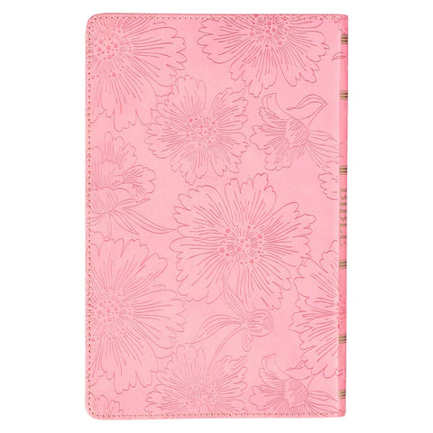 Blossom Pink Faux Leather Gift Edition King James Version Bible