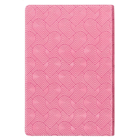 Blossom Pink Heart Faux Leather King James Version Kid's Bible