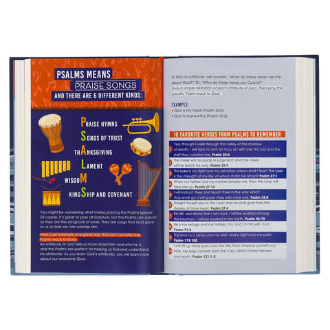 Blue Hardcover Kid's King James Version Bible