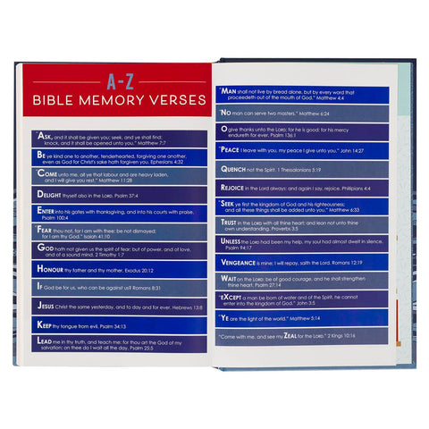 Blue Hardcover Kid's King James Version Bible