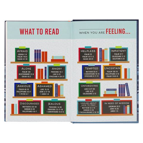 Blue Hardcover Kid's King James Version Bible