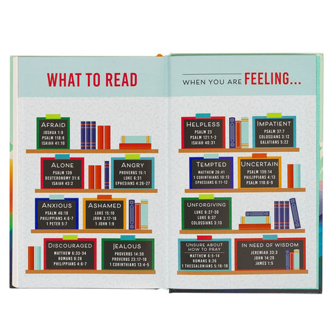 Colorful Hardcover Kid's King James Version Bible