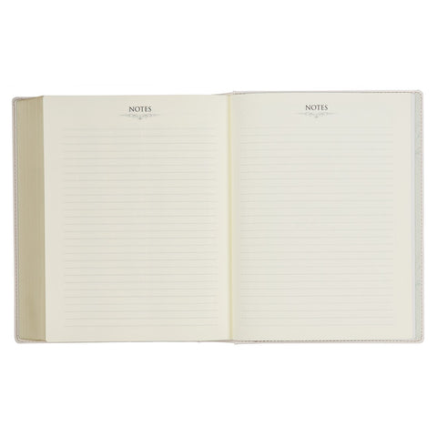 Blush Bouquet Faux Leather Hardcover Large Print King James Version Note-taking Bible