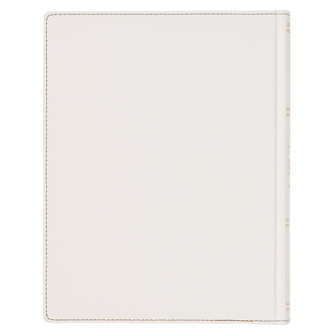 Blush Bouquet Faux Leather Hardcover Large Print King James Version Note-taking Bible