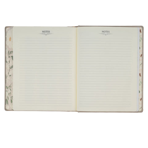 Trust Taupe Faux Leather Large Print King James Version Note-taking Bible - Proverbs 3:5