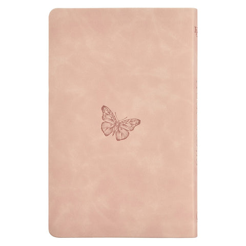 Dusty Pink Floral Faux Leather King James Version Gift Edition Bible