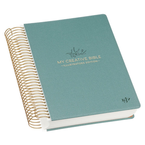 Teal Faux Leather Hardcover My Creative Bible Illustrators Edition