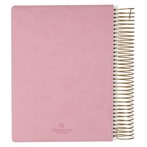 Pink Faux Leather Hardcover My Creative Bible Illustrators Edition