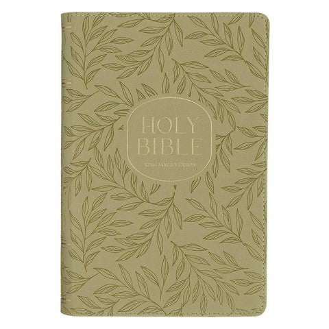 Pale Olive Green Giant Print Reader’s Edition King James Version Bible