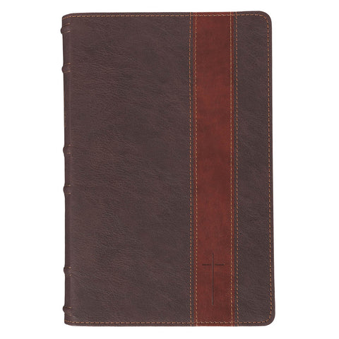 Walnut and Chestnut Brown Giant Print Reader’s Edition King James Version Bible
