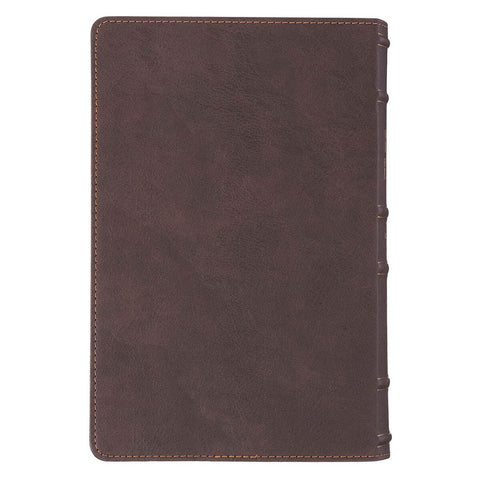 Walnut and Chestnut Brown Giant Print Reader’s Edition King James Version Bible
