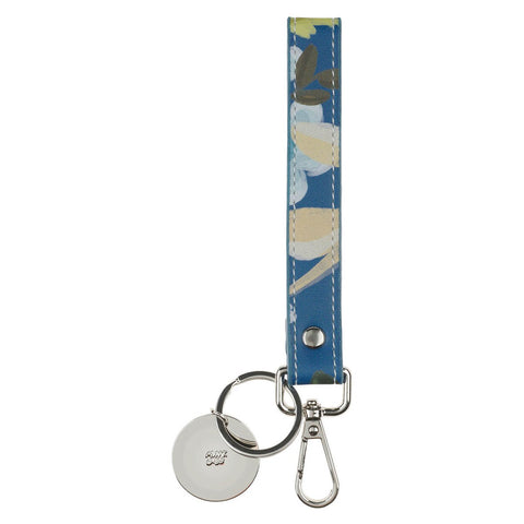 Seek the Kingdom Blue Wrist Strap Keychain - Matthew 6:33