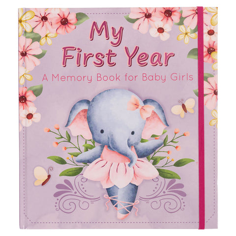 My First Year Hardcover Memory Book for Baby Girls