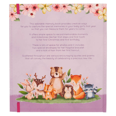 My First Year Hardcover Memory Book for Baby Girls