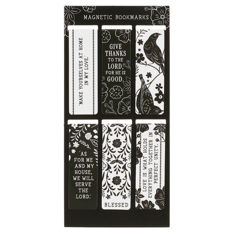 Love Monotone Magnetic Bookmark Set