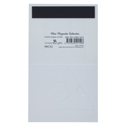 2024 Wait For The LORD Mini Magnetic Calendar - Isaiah 40:31