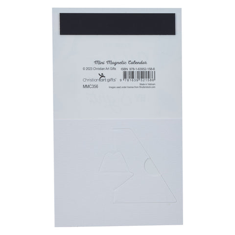 2024 Walk by Faith Mini Magnetic Calendar - 2 Corinthians 5:7
