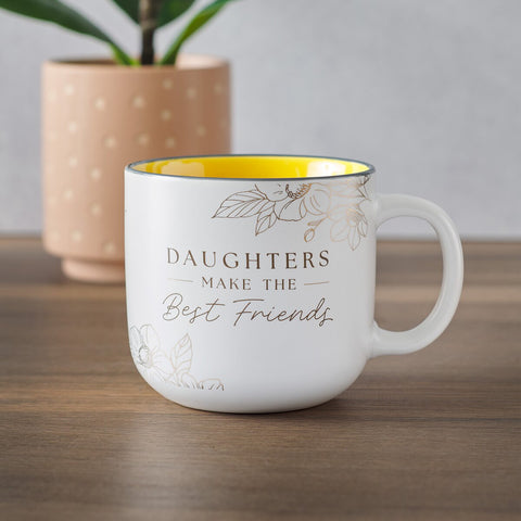Daughters Make The Best Friends Ceramic Coffee Mug - Proverbs 3:15