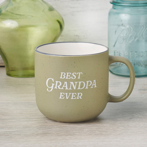 Best Grandpa Ever Khaki Ceramic Coffee Mug
