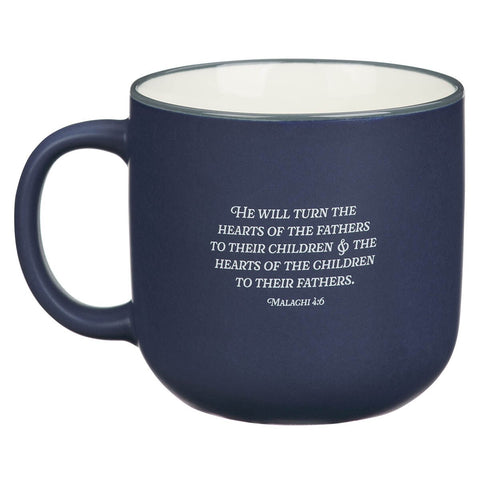 I Love You, Dad Navy Blue Ceramic Coffee Mug
