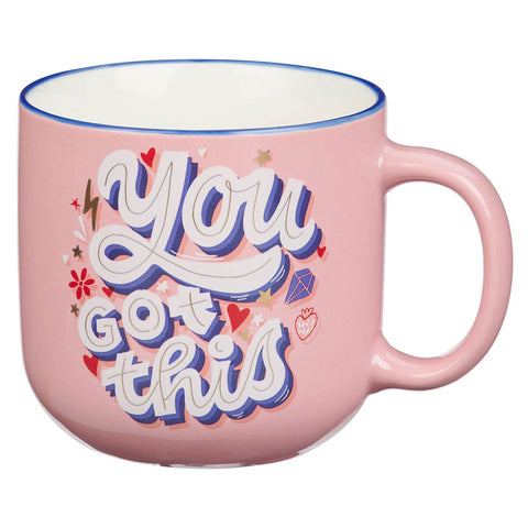 You Got This Pink Ceramic Coffee Mug