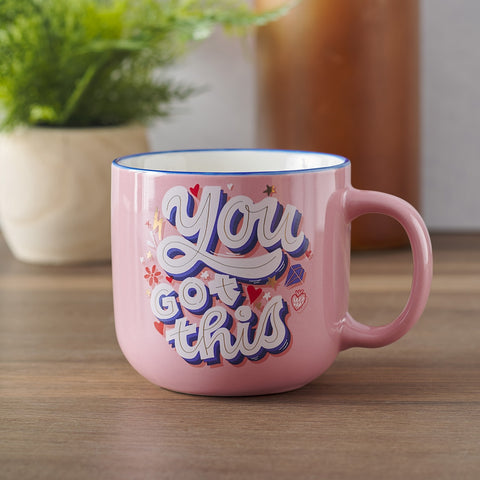 You Got This Pink Ceramic Coffee Mug