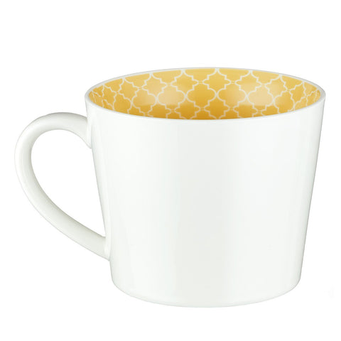 Cup of Sunshine Yellow Ceramic Coffee Mug - Lamentations 3:22-23