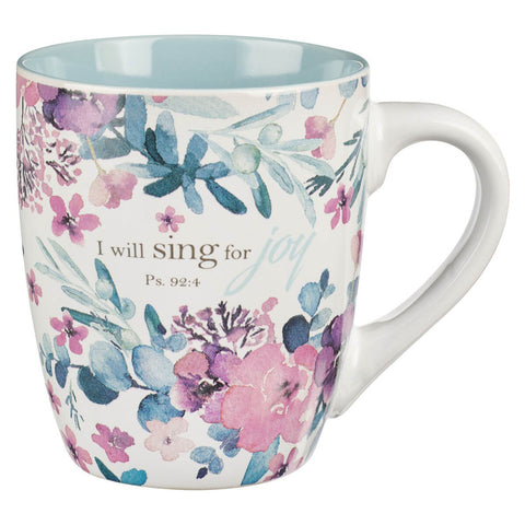 Rejoice Collection Four Piece Ceramic Coffee Mug Set