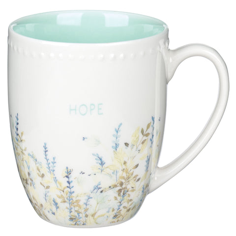 Faith Hope and Love Petite Floral Mug Set