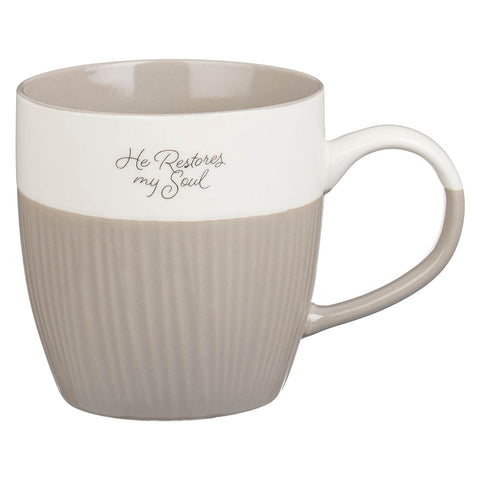 Peaceful Moments Textured Ceramic Mug Set