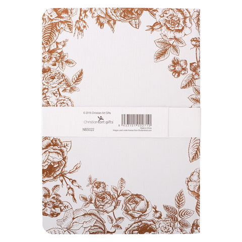 Strength and Dignity Medium Notebook Set in Blues - Proverbs 31:25