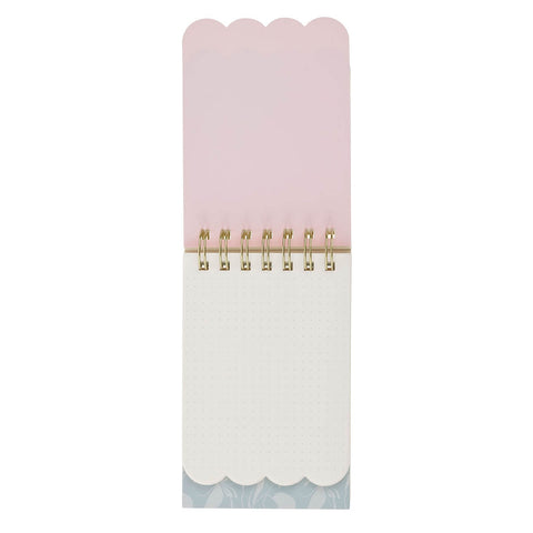 Well With My Soul Navy Floral Tiered Spiral Notepad
