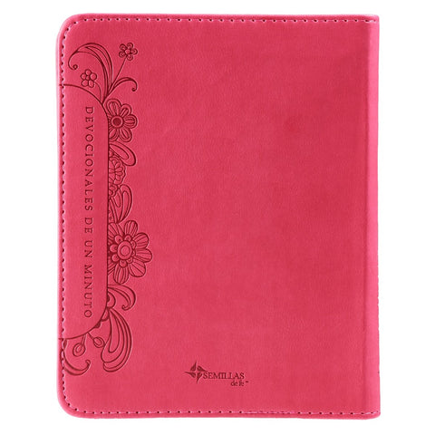 Devocionales de un minuto para mujeres en símil cuero